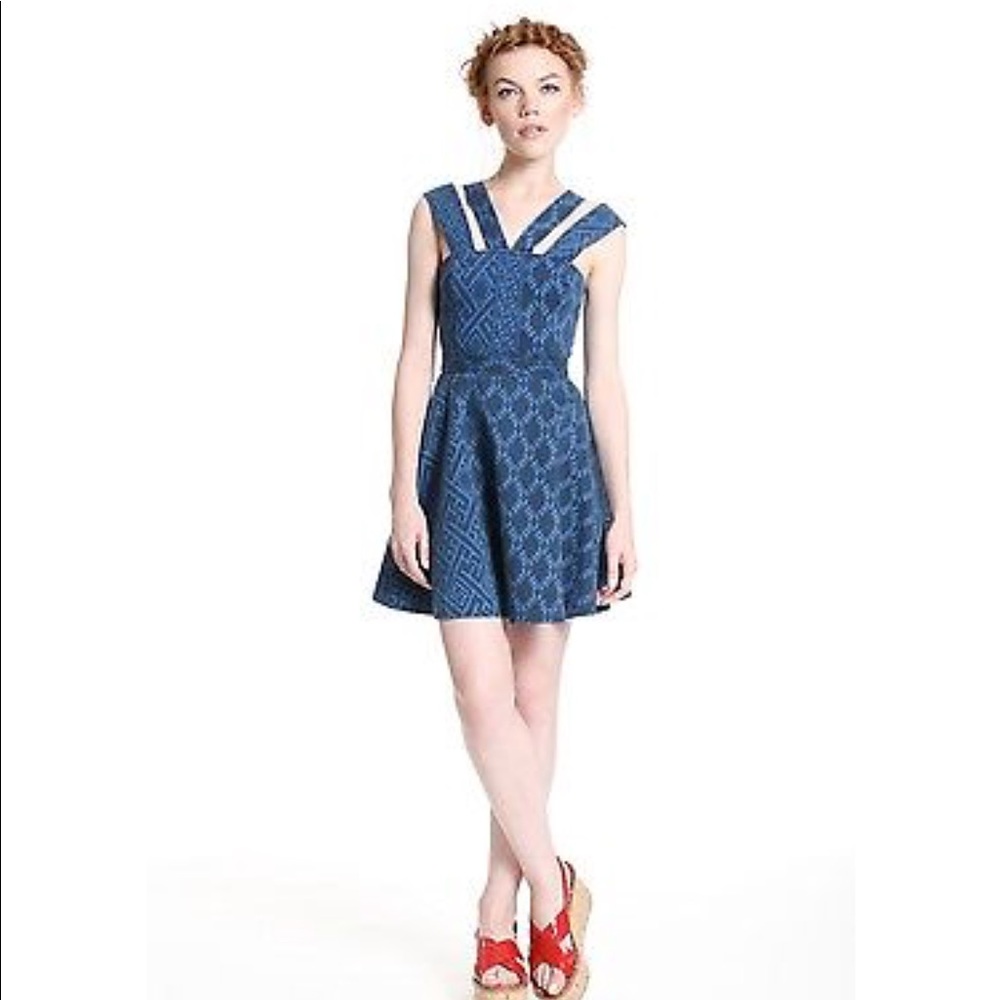 Plenty by Tracy Reese printed denim dress